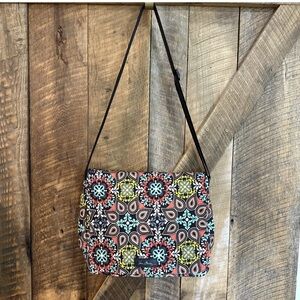 Vera Bradley Sierra Large Backpack Laptop Bag EUC 14” Wide lightweight